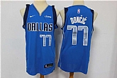 Mavericks 77 Luka Doncic Blue Nike Swingman Jersey,baseball caps,new era cap wholesale,wholesale hats